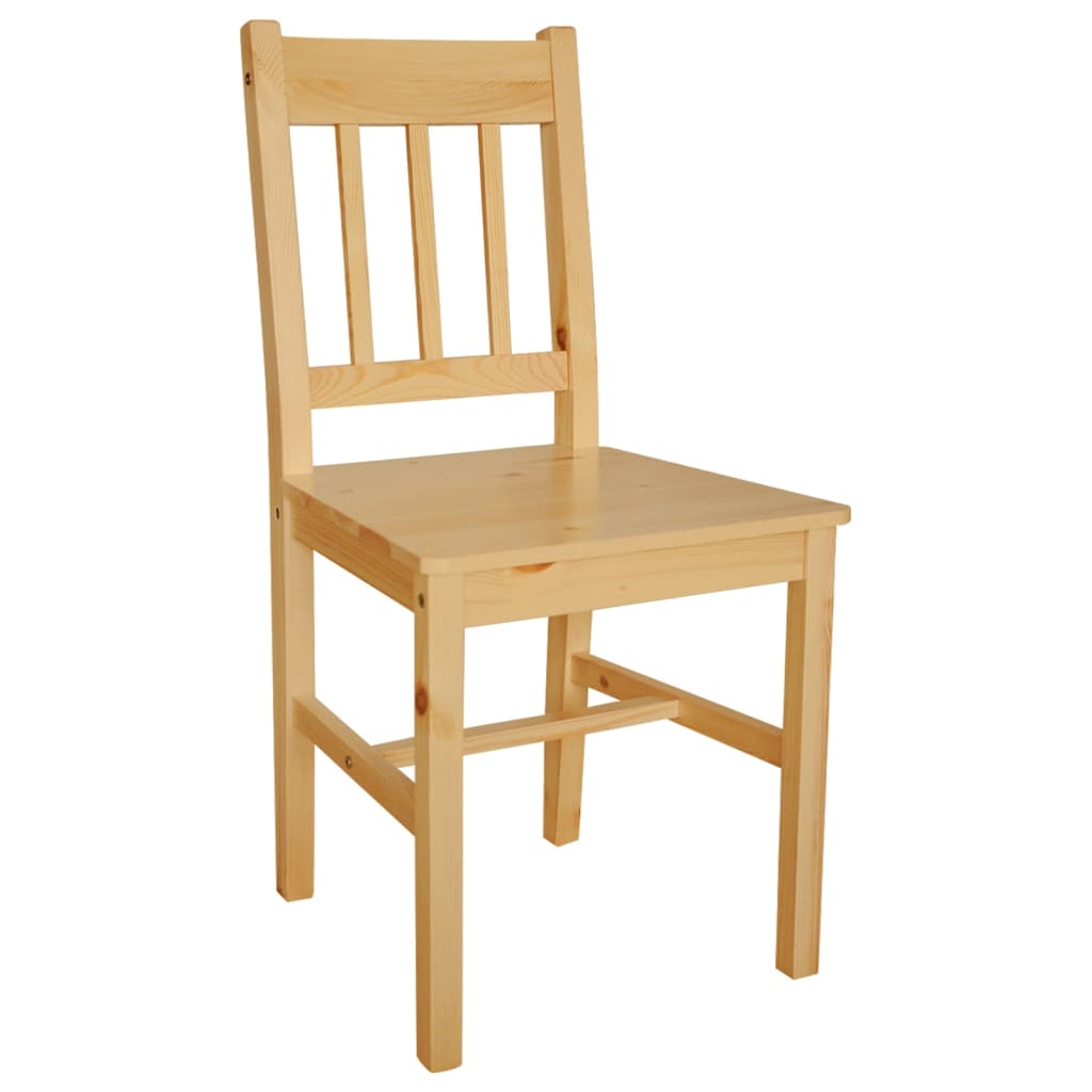 Dining chairs 6 pcs. pinewood