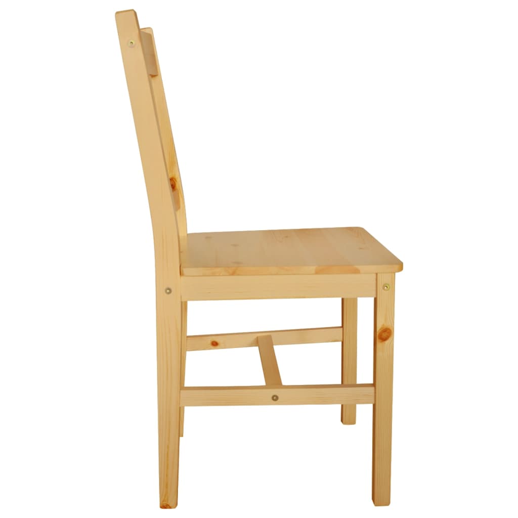 Dining chairs 6 pcs. pinewood