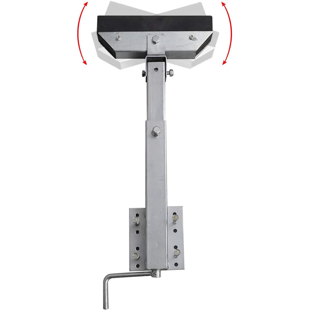 Bootstrailer-Stützen Vollgummi 2er-Set 63 - 88 cm