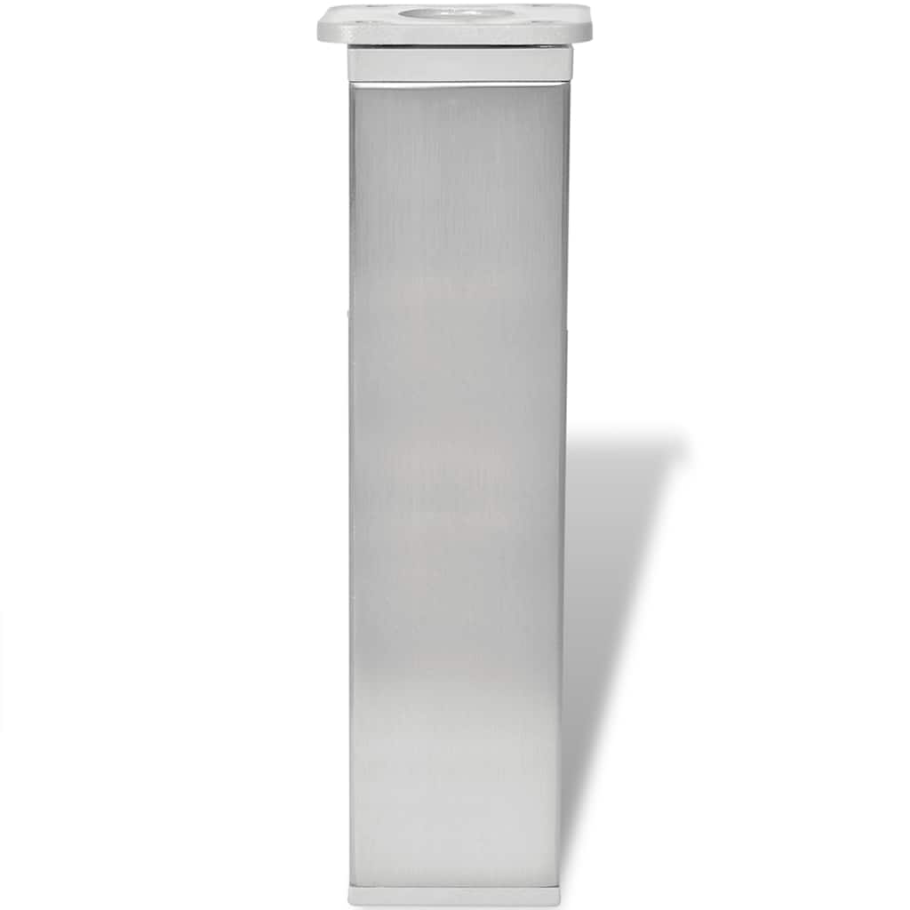 Sofabeine 4 pcs Silber 38 x 38 x 180 mm Eisen