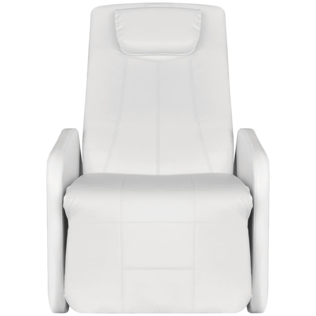 Massagesessel Weiß Kunstleder