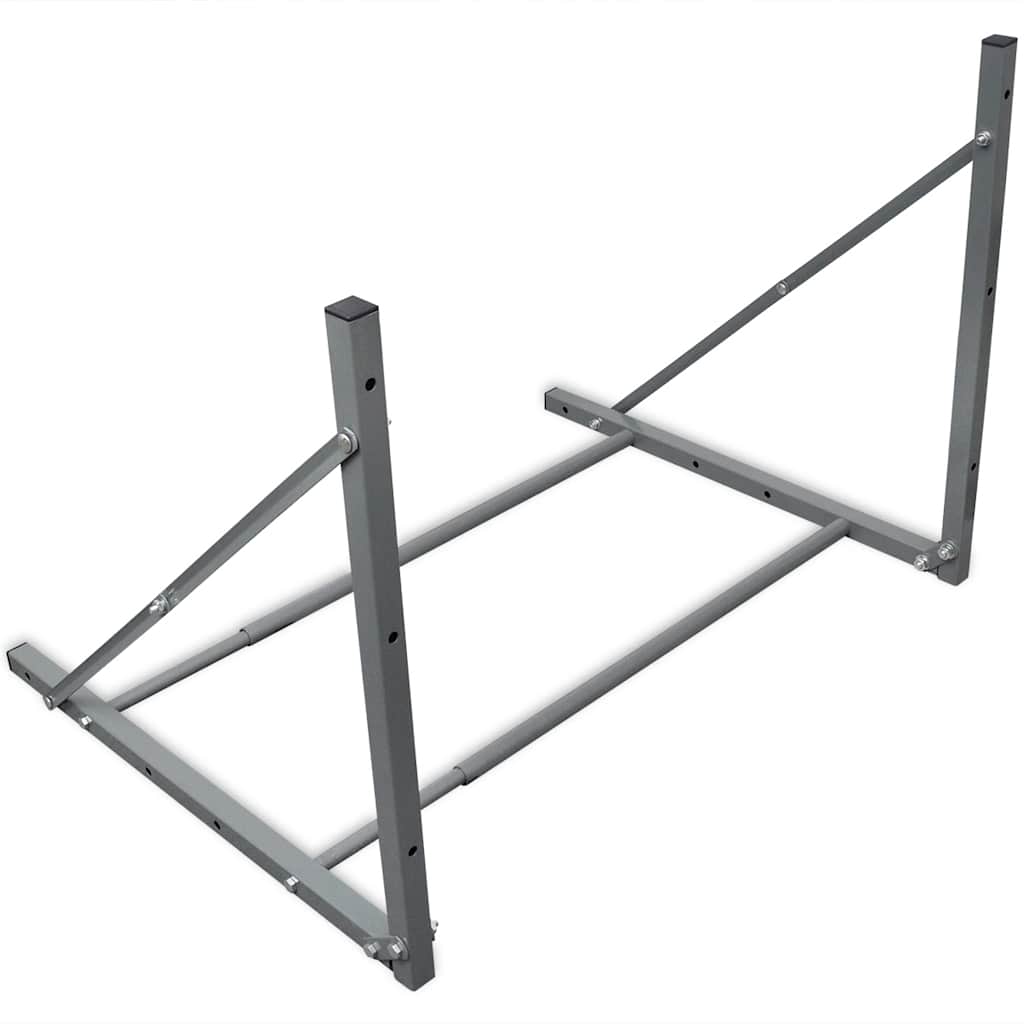 Porte-pneus en acier argenté