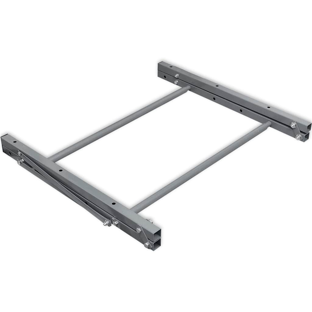 Porte-pneus en acier argenté