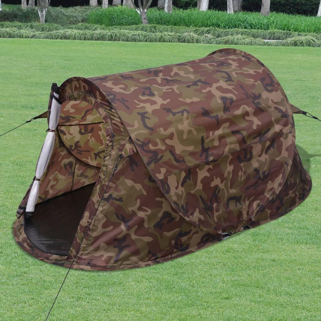2-person pop-up tent camouflage