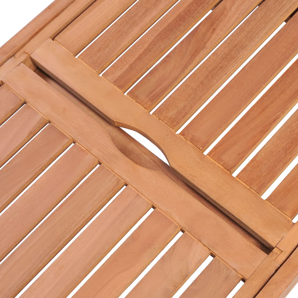 Sonnenliege Massivholz Teak