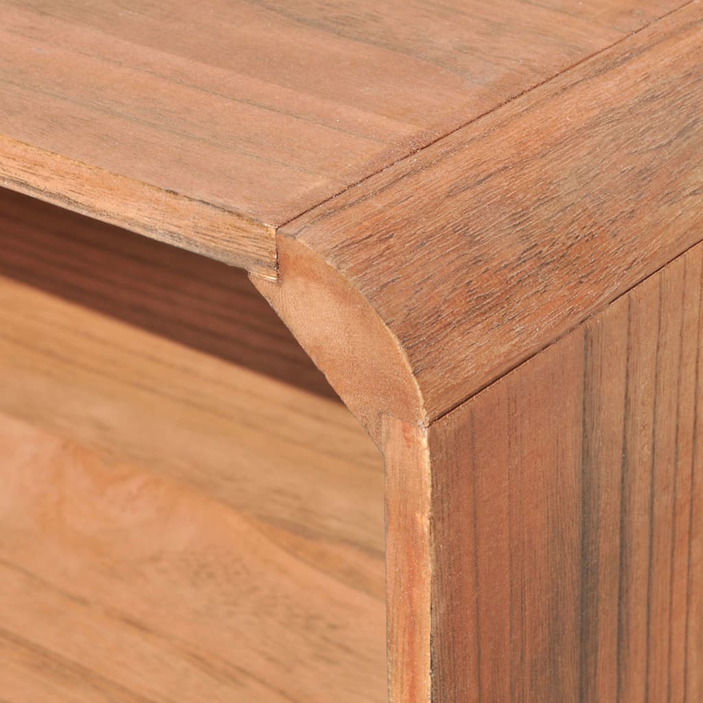 Table basse 90×55,5×38,5 cm en bois massif de paulownia marron