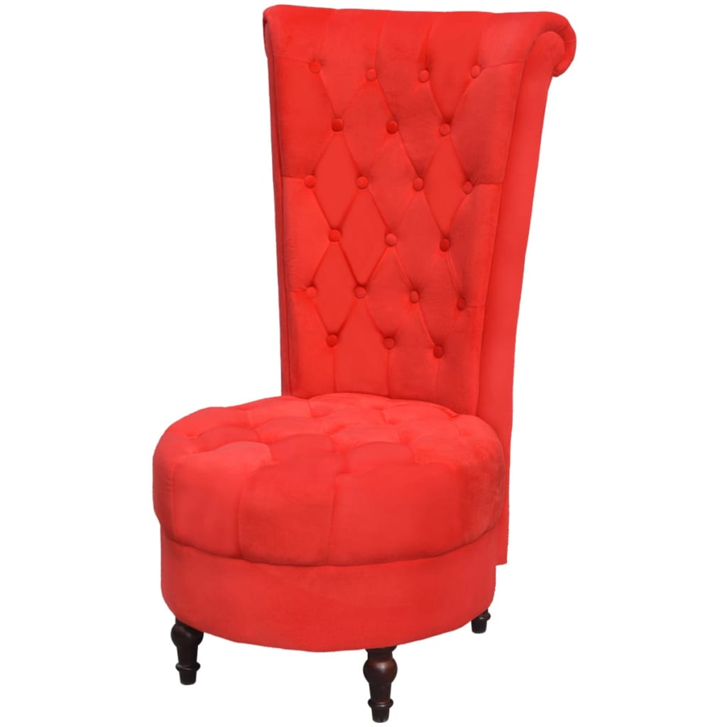 Hochlehner-Sessel Rot Stoff