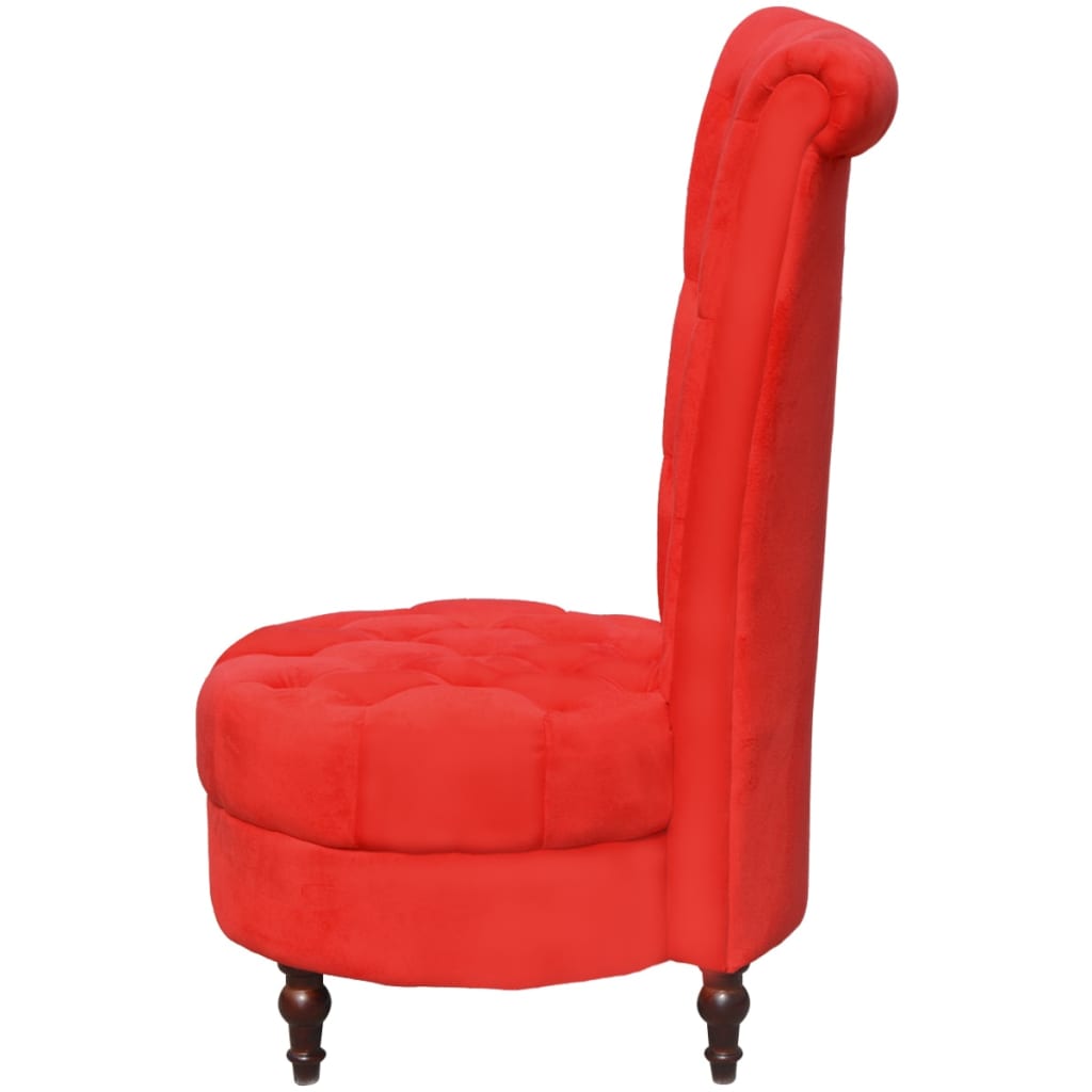 Hochlehner-Sessel Rot Stoff