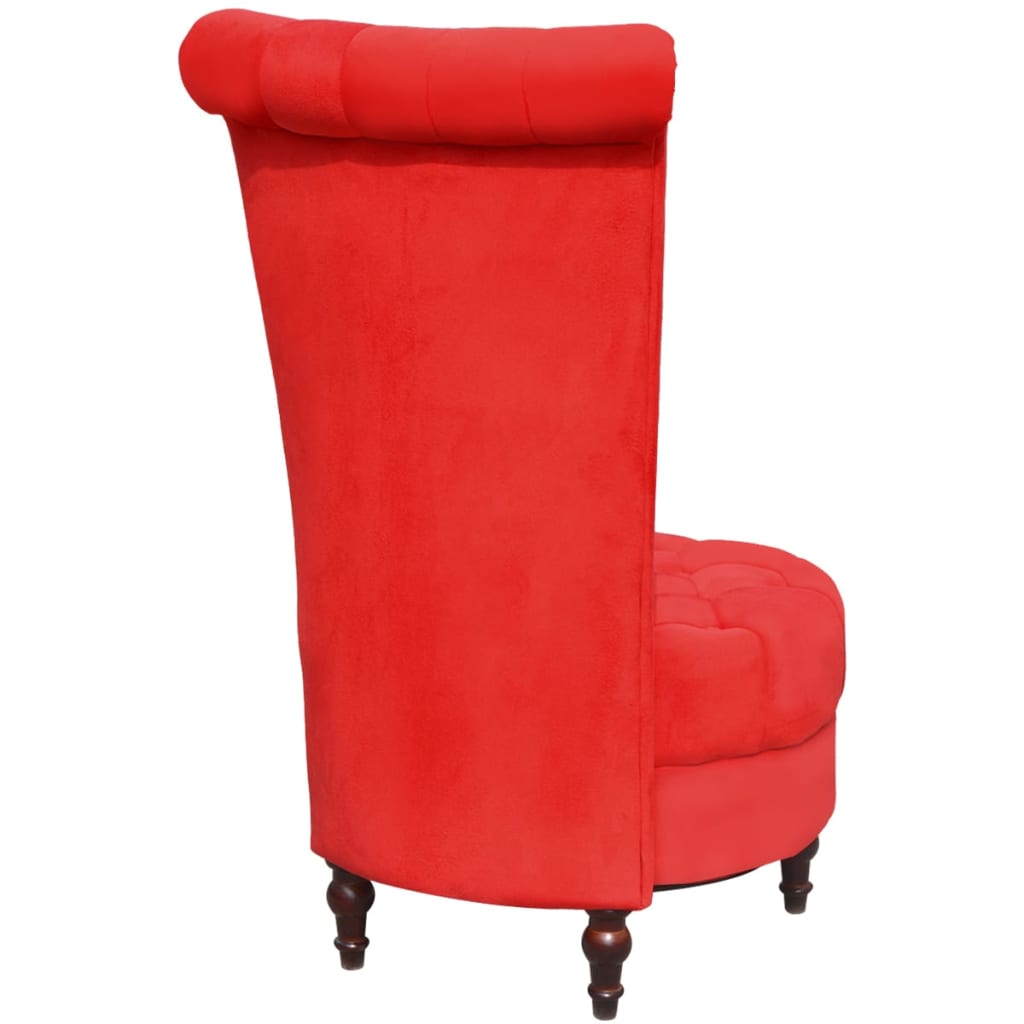 Hochlehner-Sessel Rot Stoff
