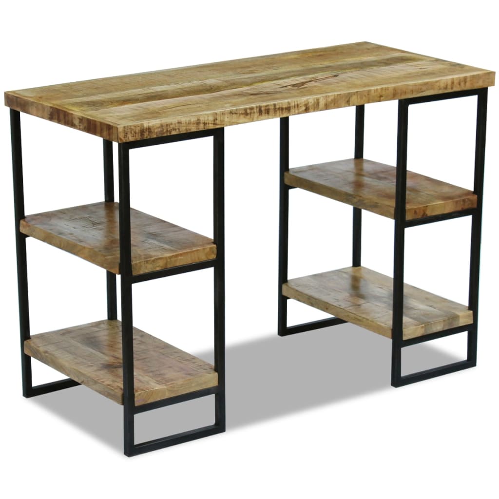 Mango wood office desk 110×50×76 cm