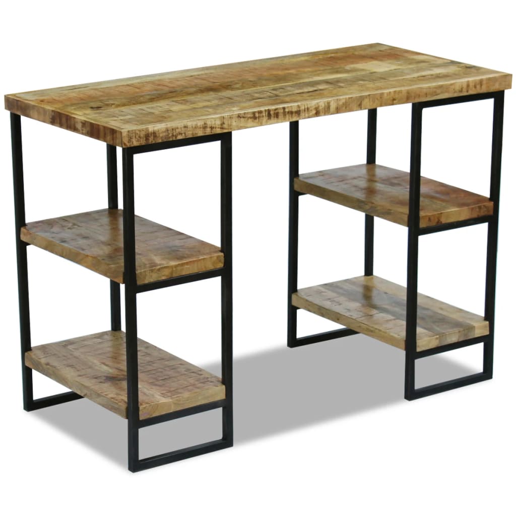 Mango wood office desk 110×50×76 cm