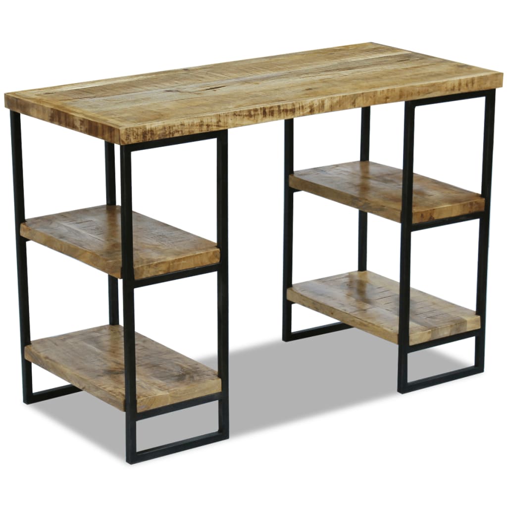 Mango wood office desk 110×50×76 cm