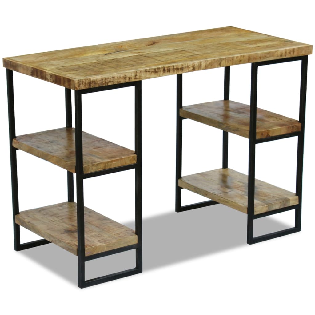 Mango wood office desk 110×50×76 cm