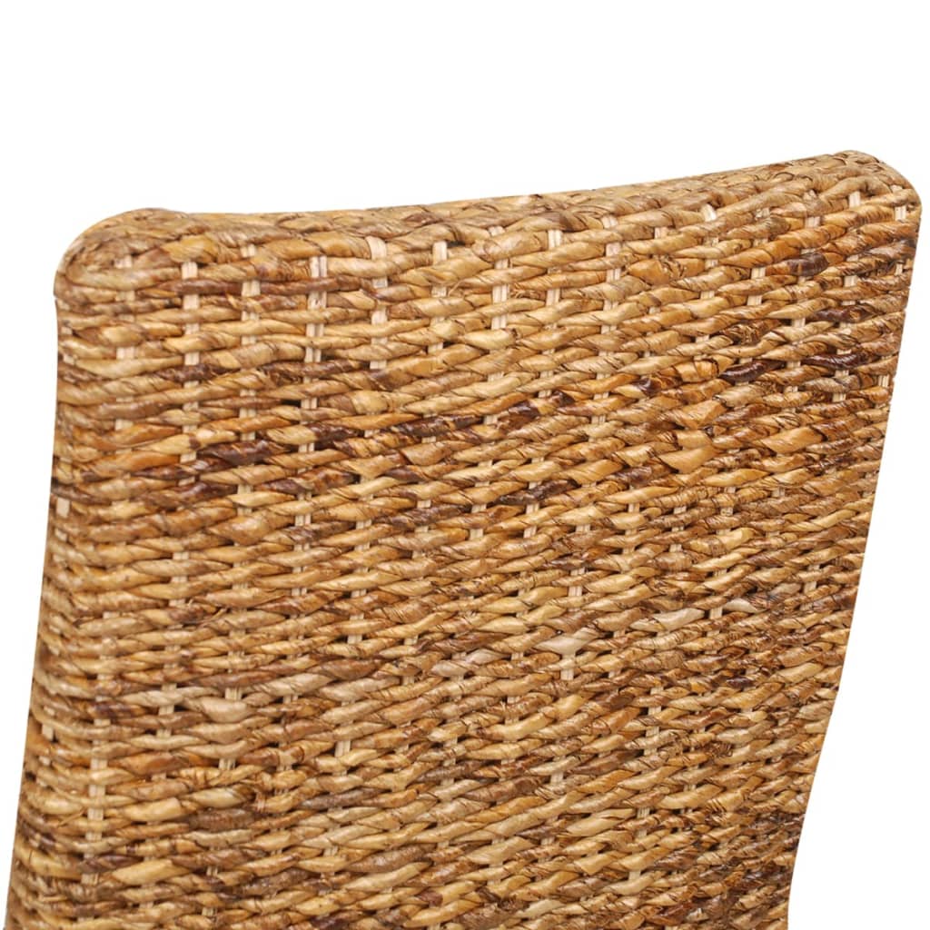 Dining chairs 2 pcs. Abaca and mango solid wood