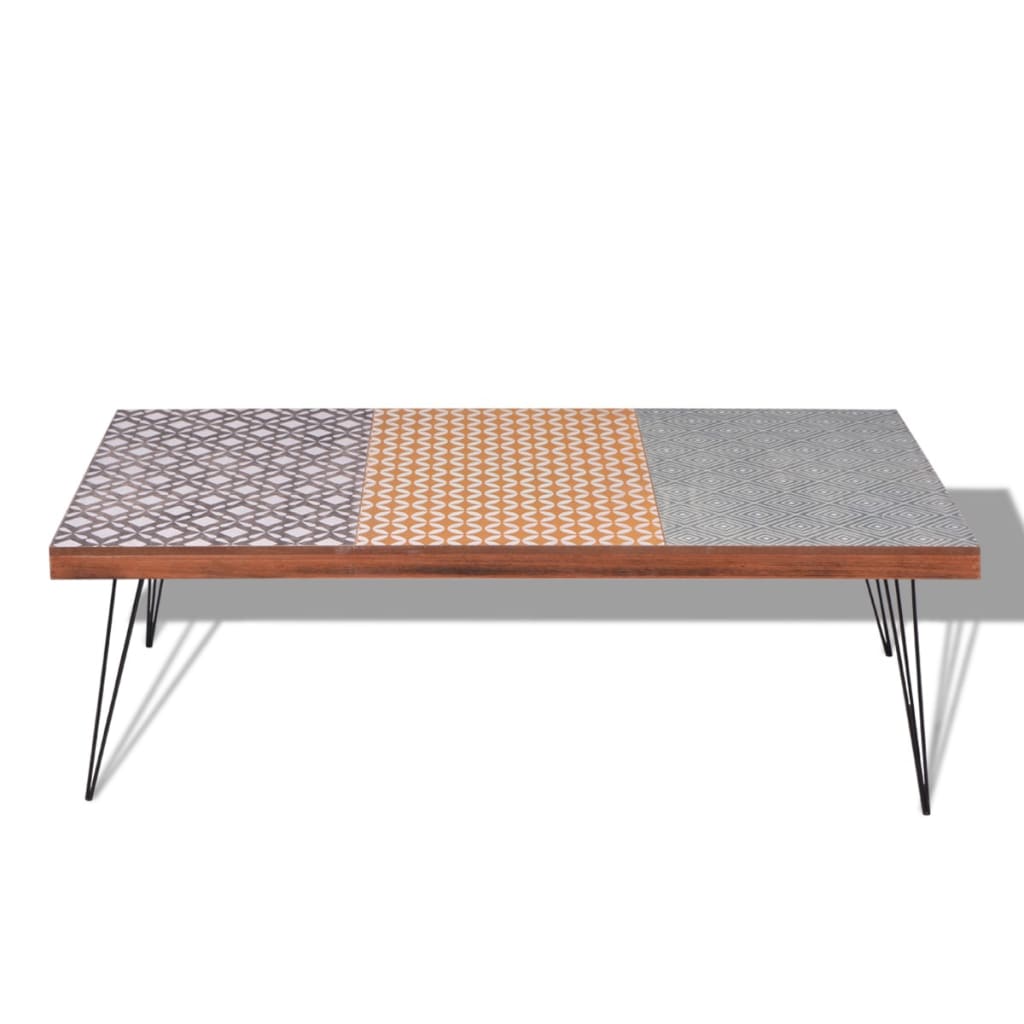 Couchtisch 120x60x38 cm Braun