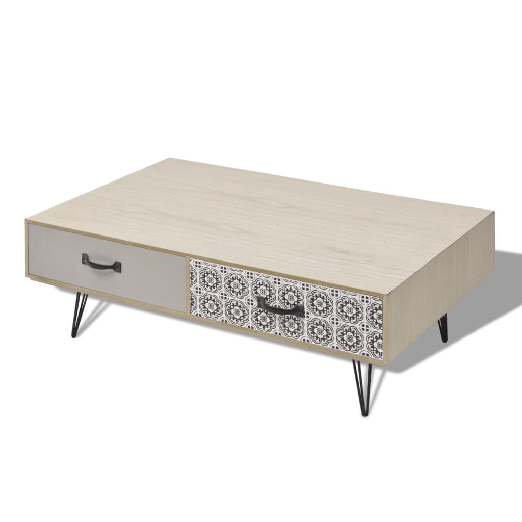 Couchtisch 100x60x35 cm Beige