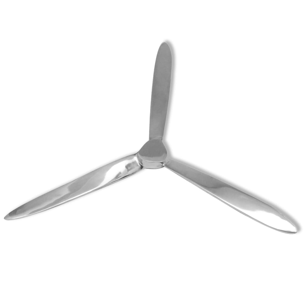 Wall decoration propeller silver 70cm aluminum