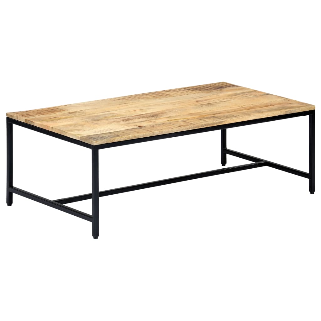 Couchtisch 120x60x40 cm Raues Mangoholz