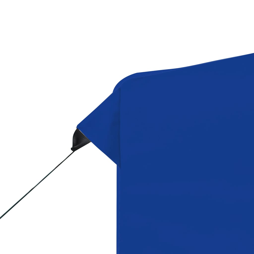 Profi-Partyzelt Faltbar mit Wänden Aluminium 3x3 m Blau