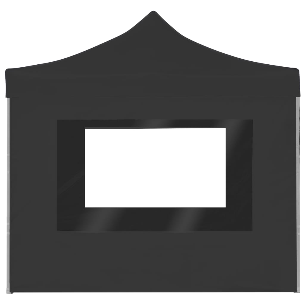Professional Party Tent Foldable with Walls Aluminum 3×3m Anthracite