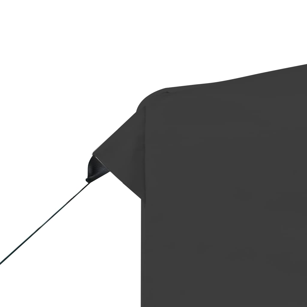Professional Party Tent Foldable with Walls Aluminum 3×3m Anthracite