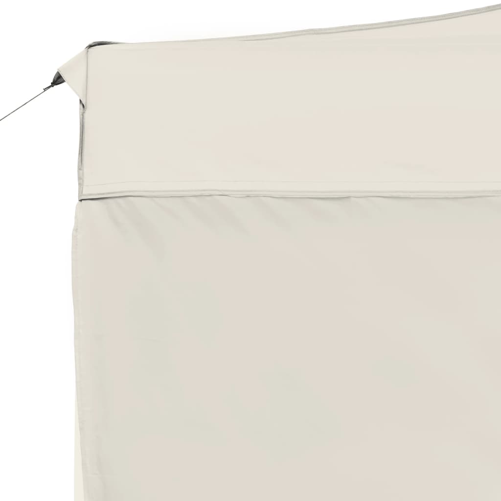 Professional Party Tent Foldable with Walls Aluminium 4.5x3 m Cream