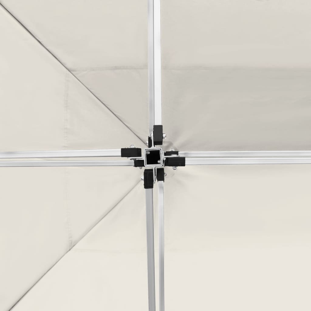 Professional Party Tent Foldable with Walls Aluminium 4.5x3 m Cream
