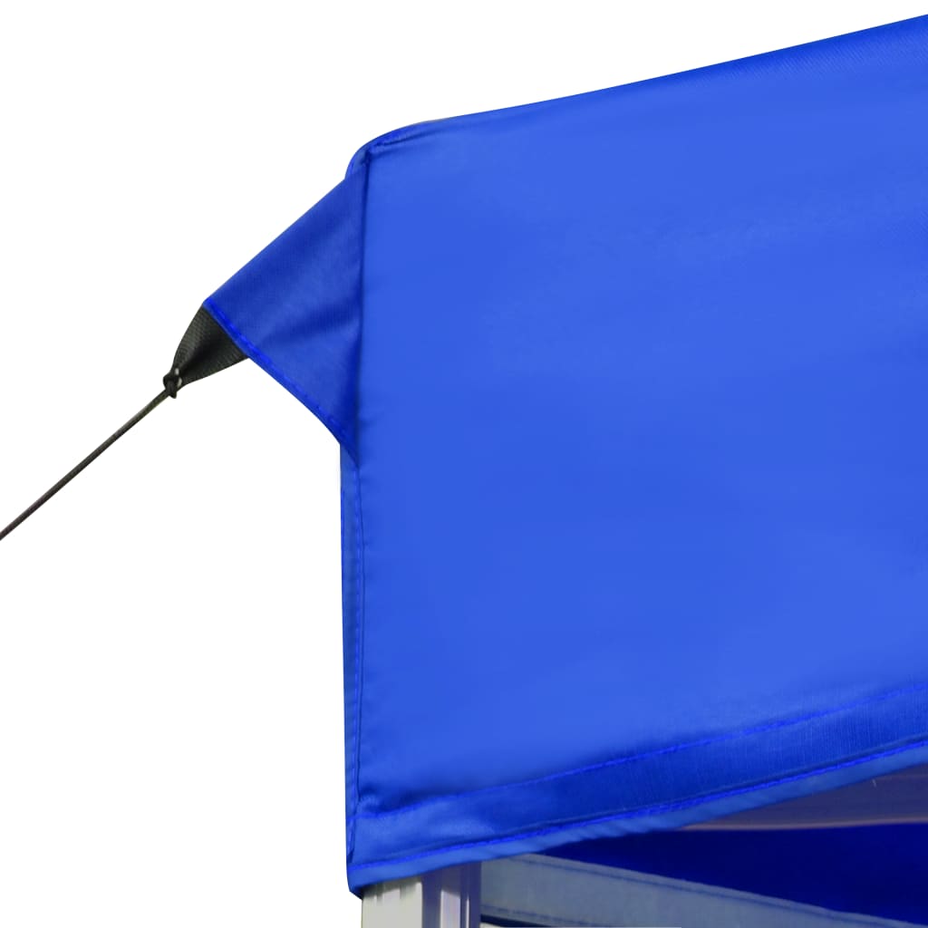 Tente de fête professionnelle pliable aluminium 6x3 m bleu