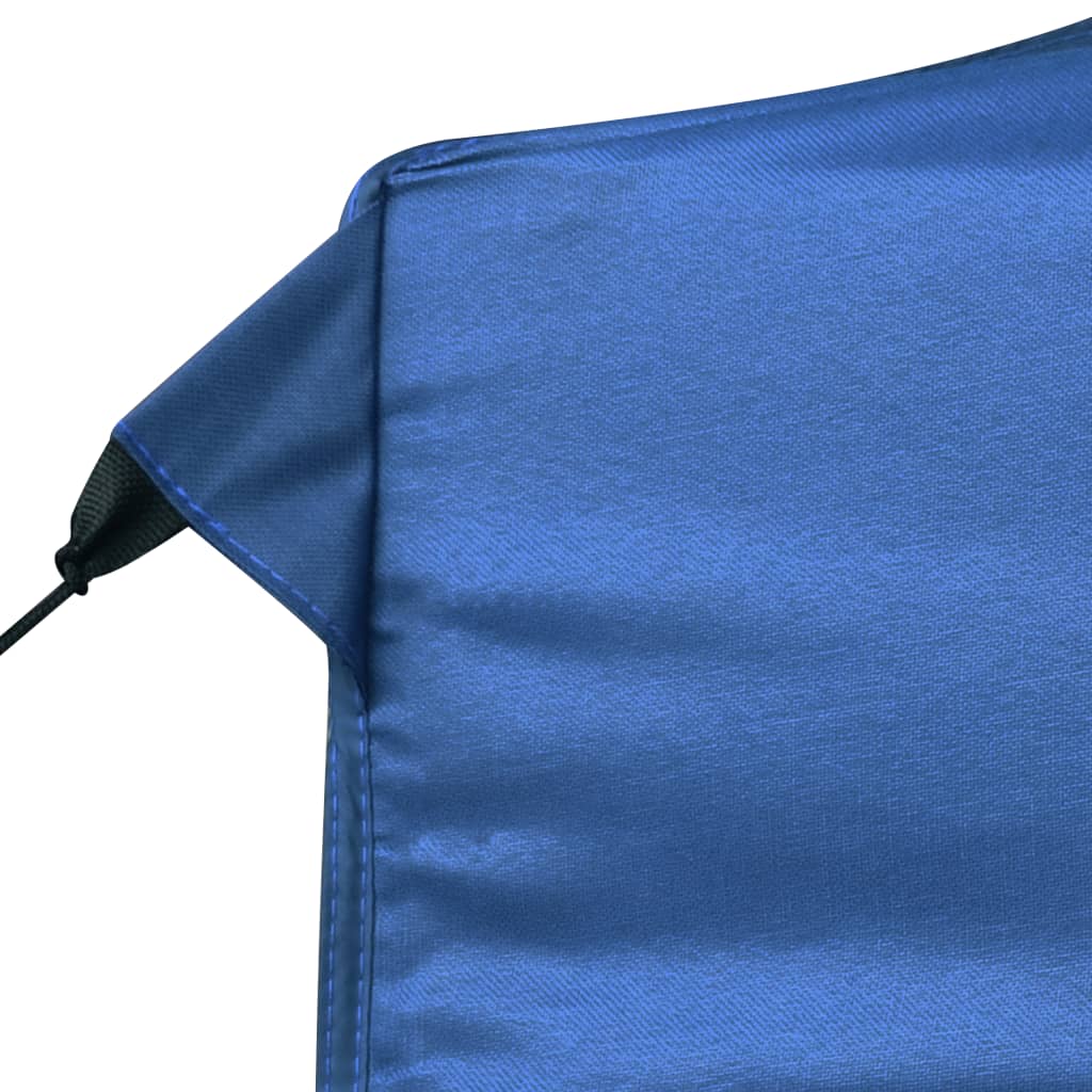 Tente de réception professionnelle pliable avec parois en aluminium 6×3m bleu