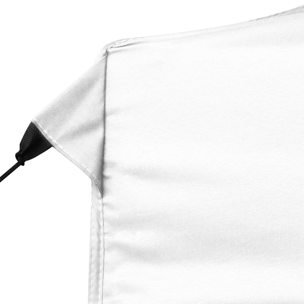Tente de réception professionnelle pliable avec parois en aluminium 6×3m blanche
