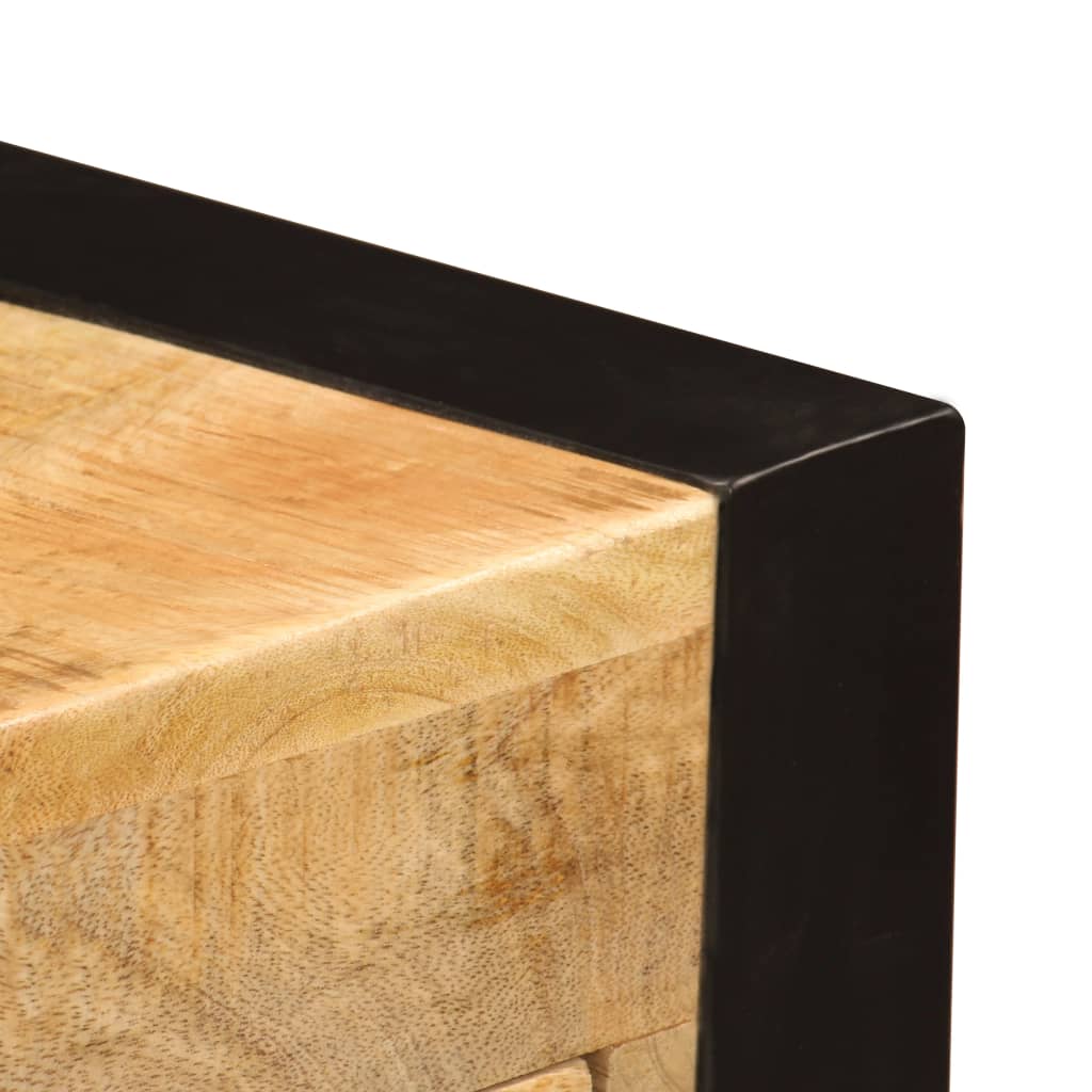 Bureau avec 2 tiroirs 110 x 50 x 77 cm en bois de manguier massif