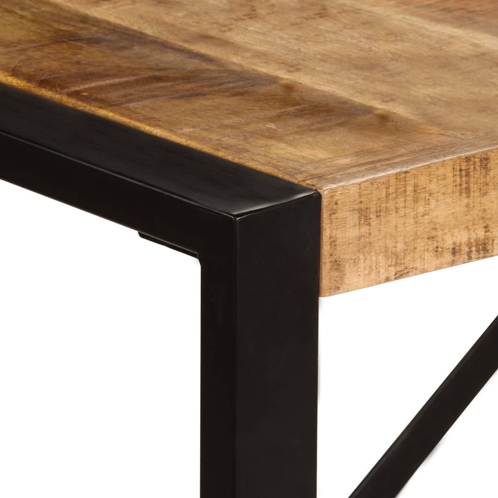 Dining table 220x100x75 cm solid mango wood