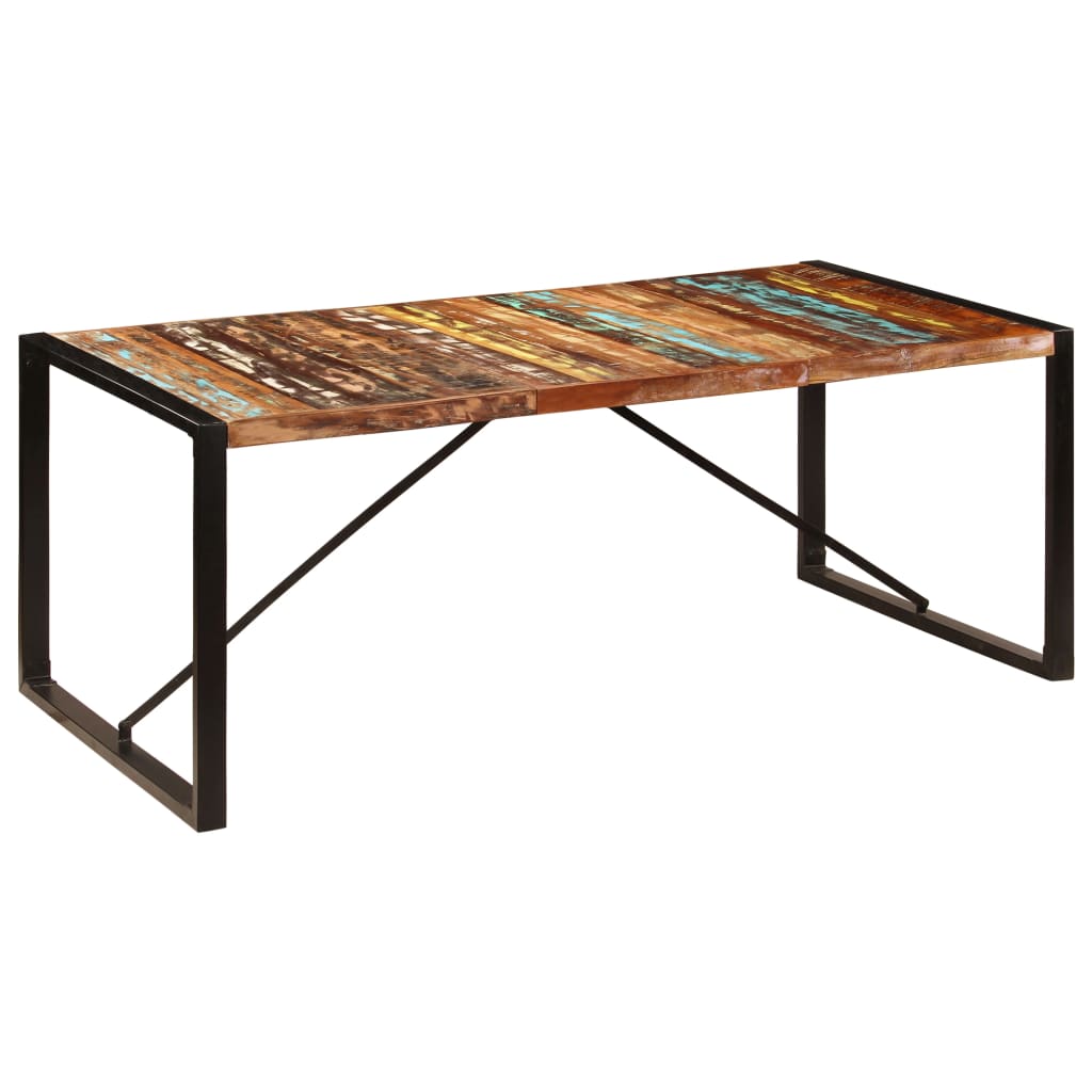 Esstisch 200x100x75 cm Altholz Massiv