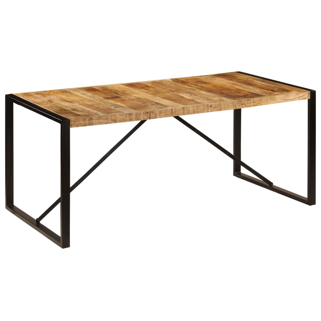 Dining table 180x90x75 cm solid mango wood