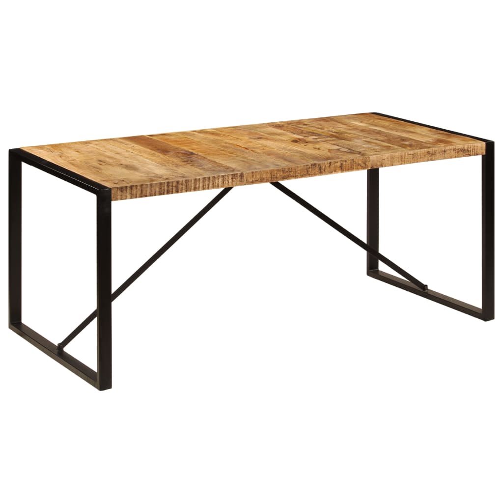 Dining table 180x90x75 cm solid mango wood