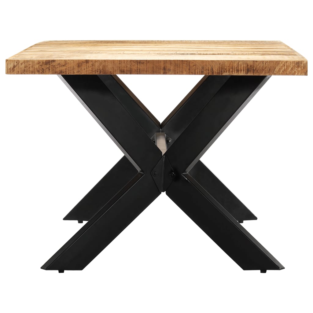 Dining table 200×100×75 cm solid mango wood