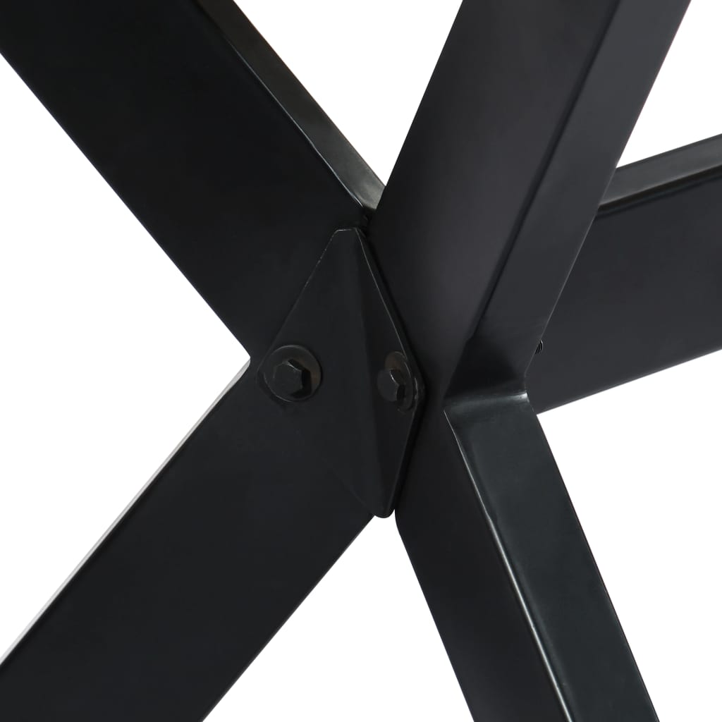 Dining table 200×100×75 cm solid mango wood