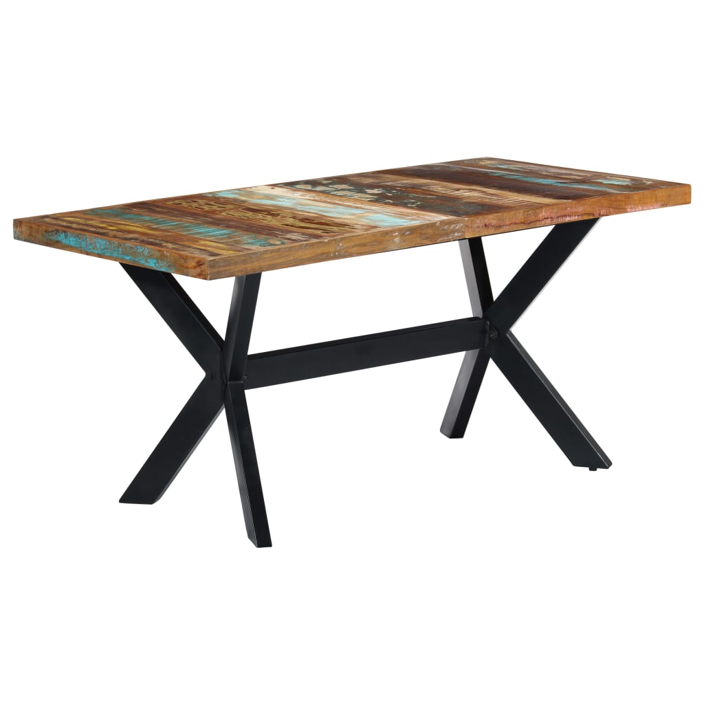 Esstisch 160x80x75 cm Altholz Massiv