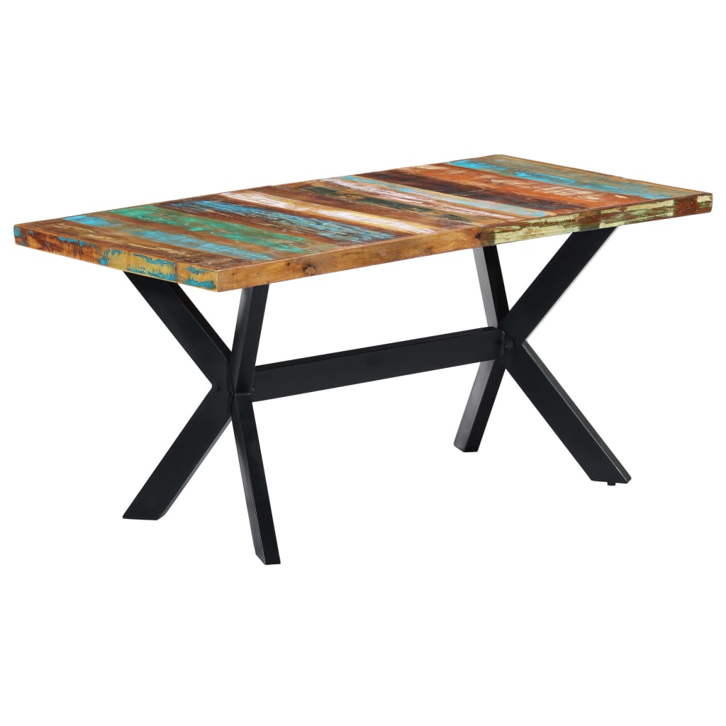 Esstisch 160x80x75 cm Altholz Massiv