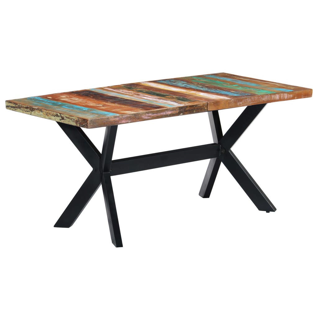 Esstisch 160x80x75 cm Altholz Massiv