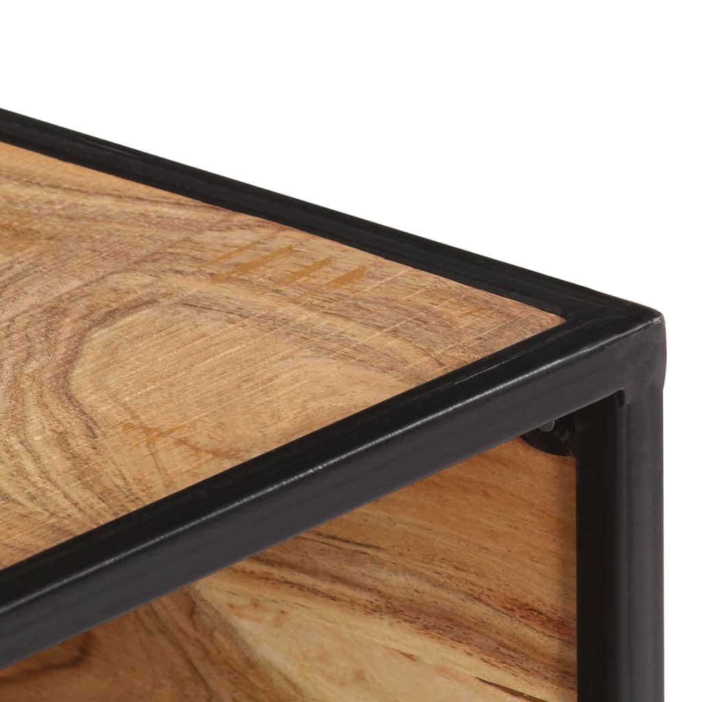 Couchtisch 70x70x32 cm Massivholz Akazie
