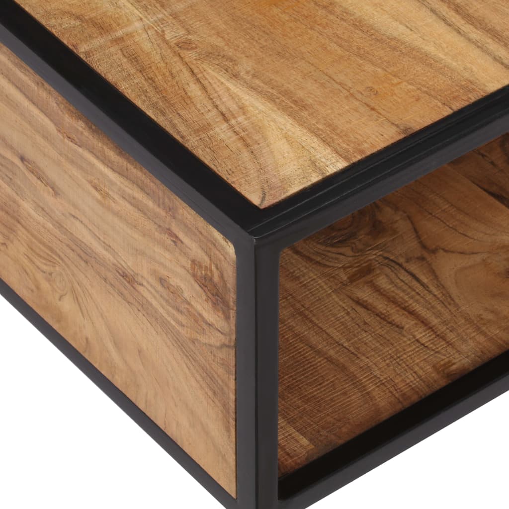 Couchtisch 70x70x32 cm Massivholz Akazie