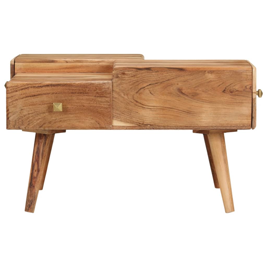 Couchtisch 70x60x42 cm Massivholz Akazie