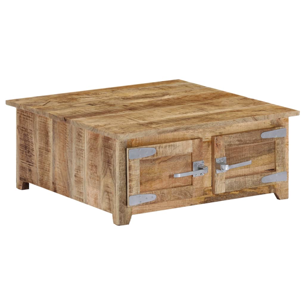 Couchtisch 70x70x30 cm Massivholz Mango