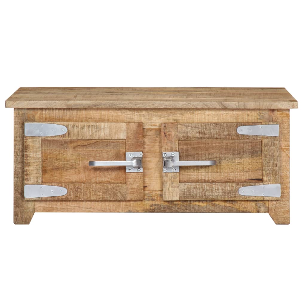 Couchtisch 70x70x30 cm Massivholz Mango