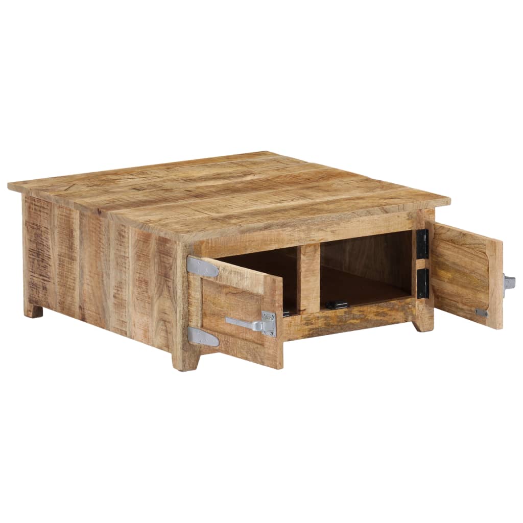 Couchtisch 70x70x30 cm Massivholz Mango
