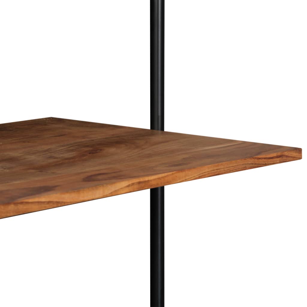 Bureau mural 90x40x170 cm en bois d'acacia massif