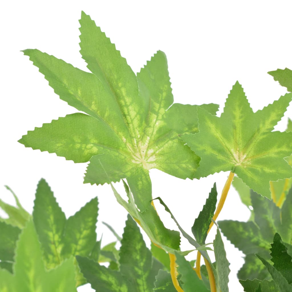 Artificial maple tree with pot green 120 cm