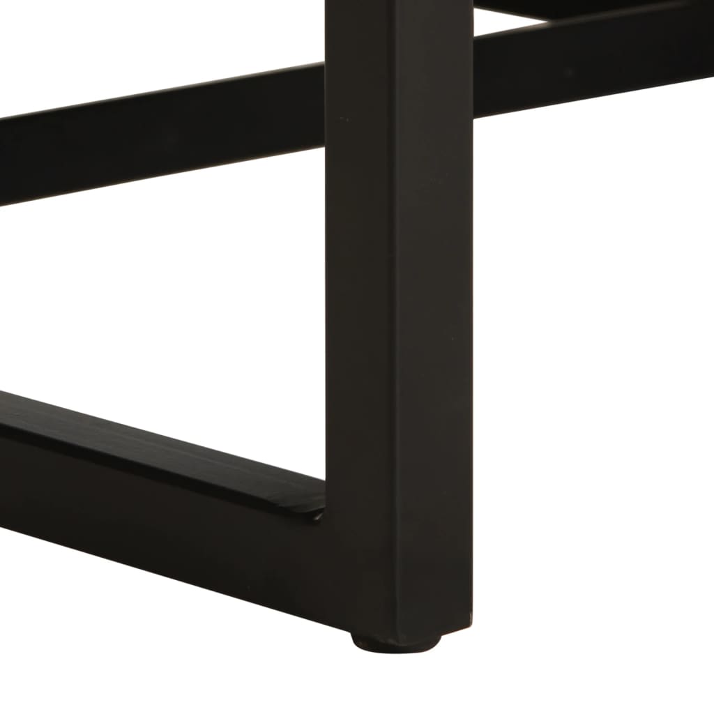 Fauteuil en cuir véritable noir