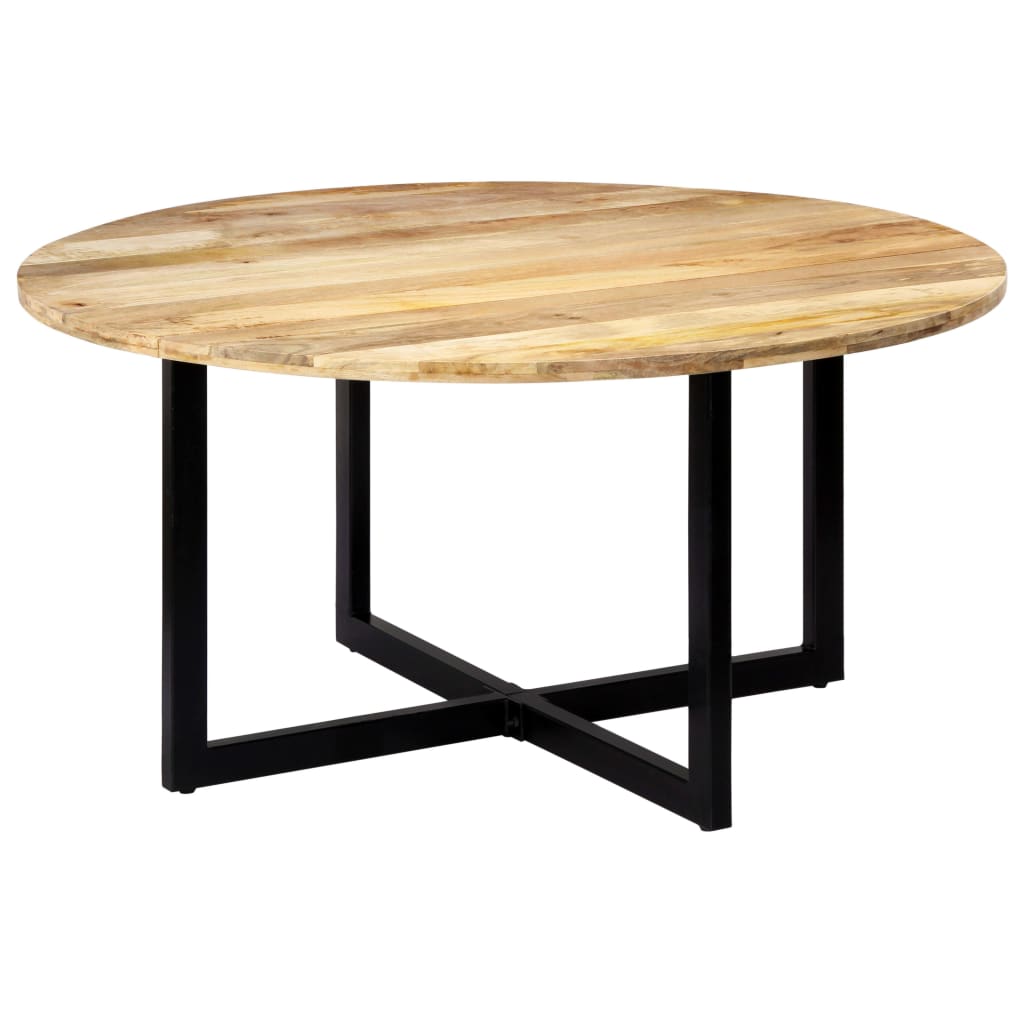 Table à manger 150 x 73 cm en bois de manguier massif